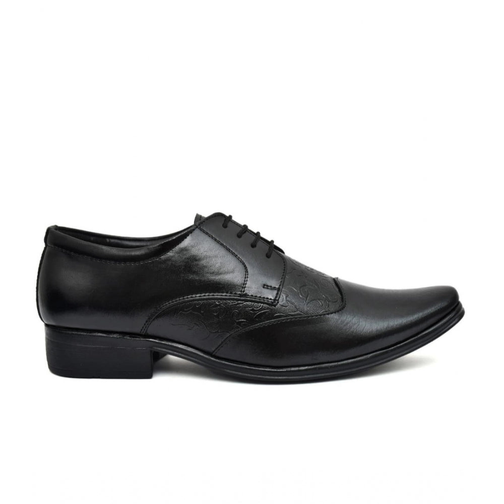 Generic Men's Faux Leather Formal Shoes (Black)