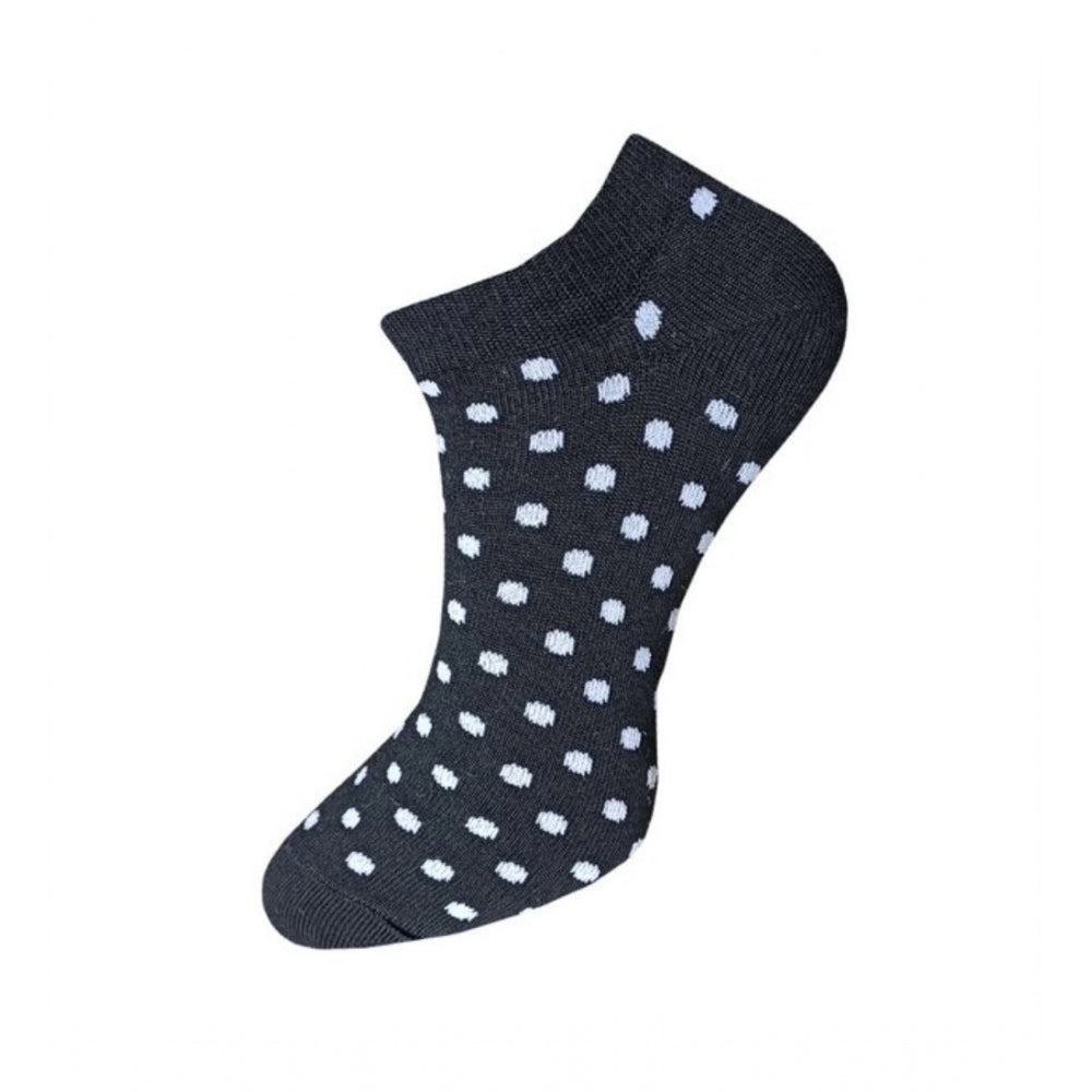 Generic 3_Pair Set Unisex Casual Cotton Printed Ankle Length Socks (Multicolor)