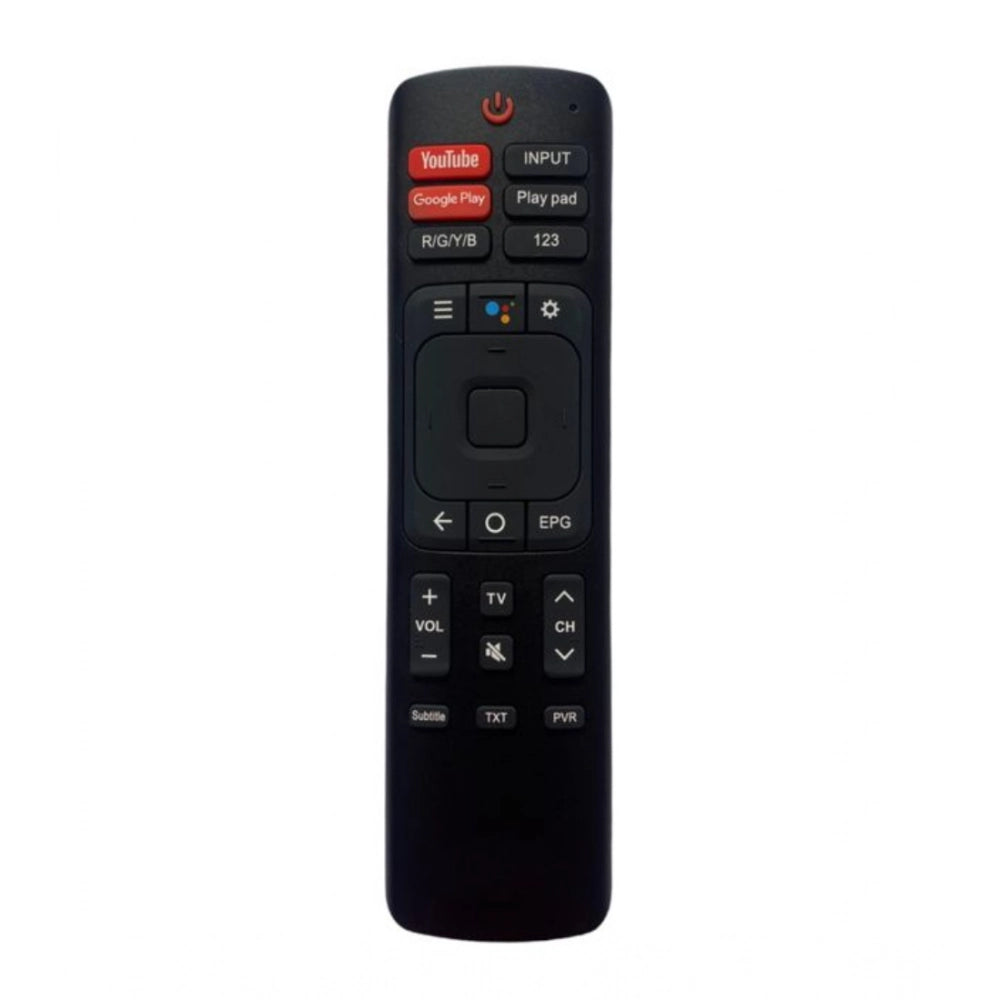 Generic Smart TV Remote No. 1080 Compatible-Replacement for Vu Smart TV LCD-LED Remote Control (Black)