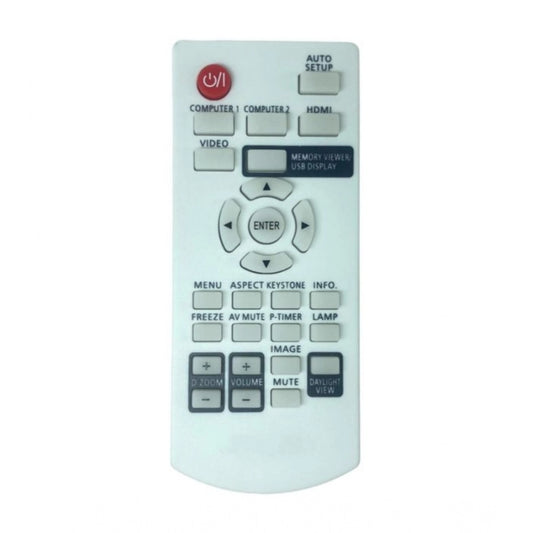 Generic Projector Remote No. 1095 Compatible-Replacement for Panasonic Projector Remote (White)