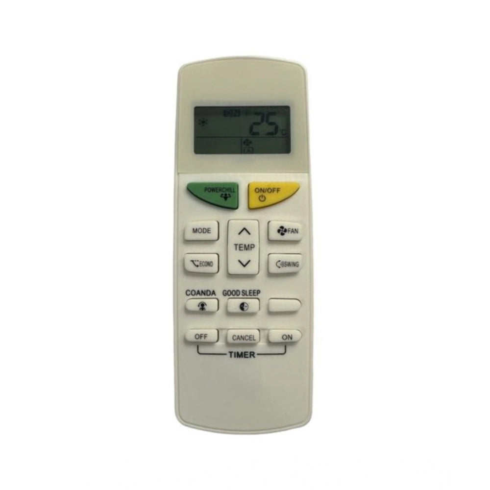 Generic AC Remote No. 132F Compatible-Replacement for Daikin - Daikin Inverter AC Remote Control (White)