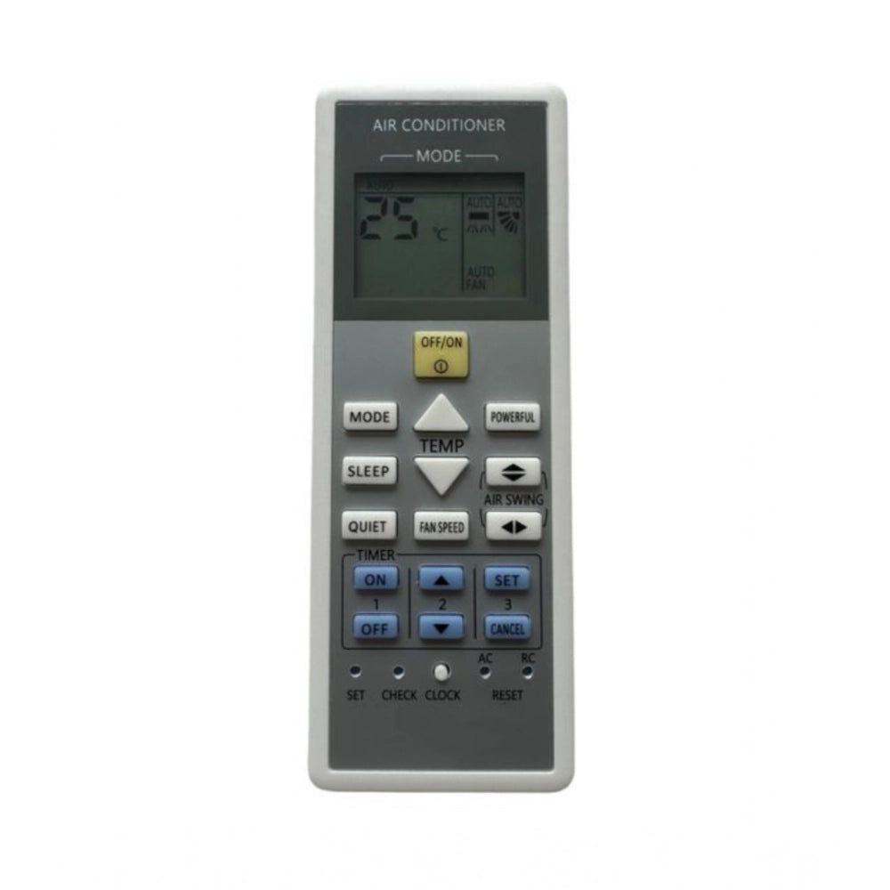 Generic AC Remote No. 157B Compatible-Replacement for Panasonic AC Remote Control (Grey)