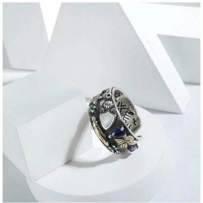 Generic Stainless Steel Imported High-Quality Office Wear Freesize Ring (Silver Plated)