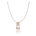 Generic Women's Stainless Steel Dream Catcher Pendent Delicate Chain (Gold Plated)