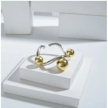 Generic Stainless Steel Stainless Steel Daily Wear Freesize Ring (Silver Plated)