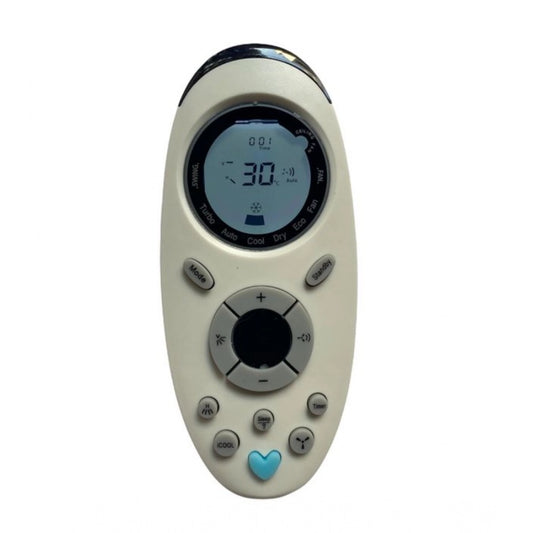 Generic AC Remote No.143B with Backlight Onida AC Remote Control (White)