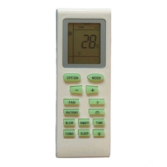 Generic AC Remote No.18 No Backlight Onida AC Remote Control (White)