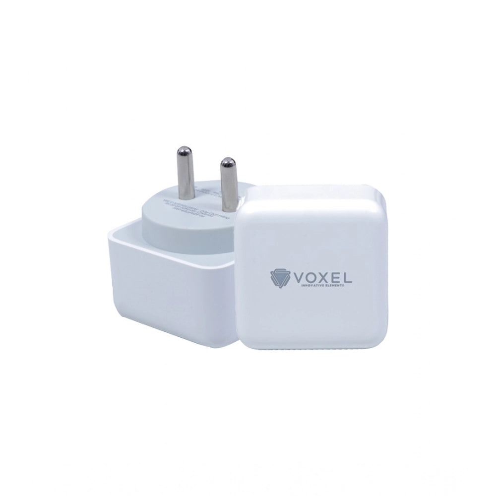 Generic VOXEL 25 Watt ' C ' Port PD Charger AB Plastic (White)