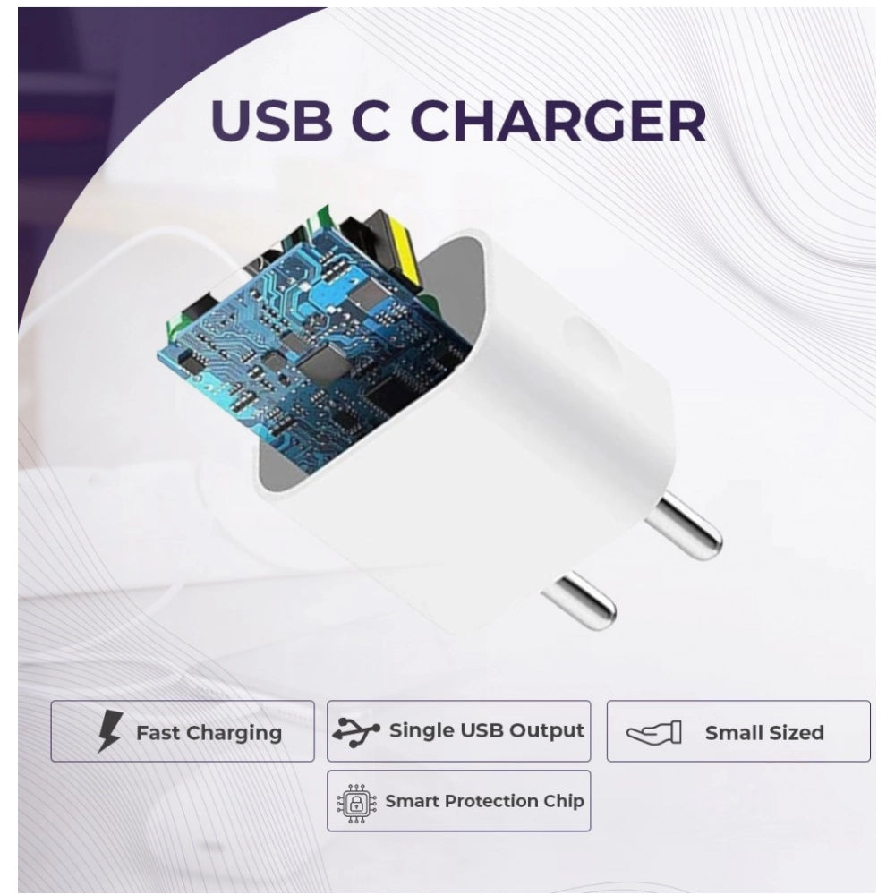 Generic VOXEL 65 Watt Usb Fast Charger AB Plastic (White)