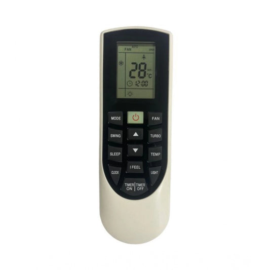 Generic AC Remote No.182 No Backlight Llyod AC Remote Control (White)