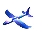 Generic Plastic 3D Throw Foam Plane Aeroplane Gliders, Flying Aircraft Pack Of 1 (Multicolor )