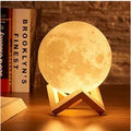 Generic Plastic 3D Moon Night Lamp (Multicolor )