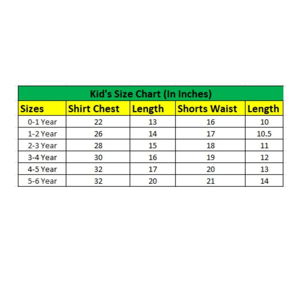 Generic Boy's Cotton Blend Printed Short Sleeve Shirt and Shorts Set (MultiColor)