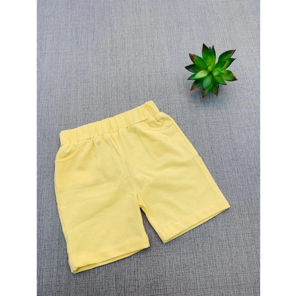 Generic Boy's Cotton Blend Printed Short Sleeve Shirt and Shorts Set (MultiColor)