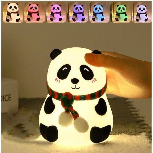 Generic Plastic, Silicone Panda Lamp (Multicolor)