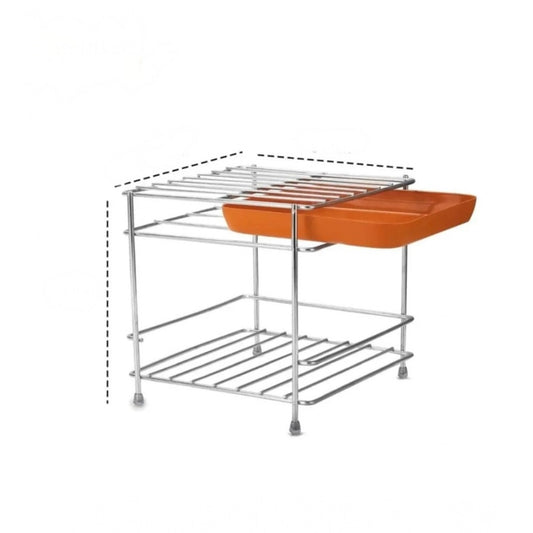 Generic Stainless Steel Matka Stand Rustproof &amp; Waterproof Pot Stand For Kitchen