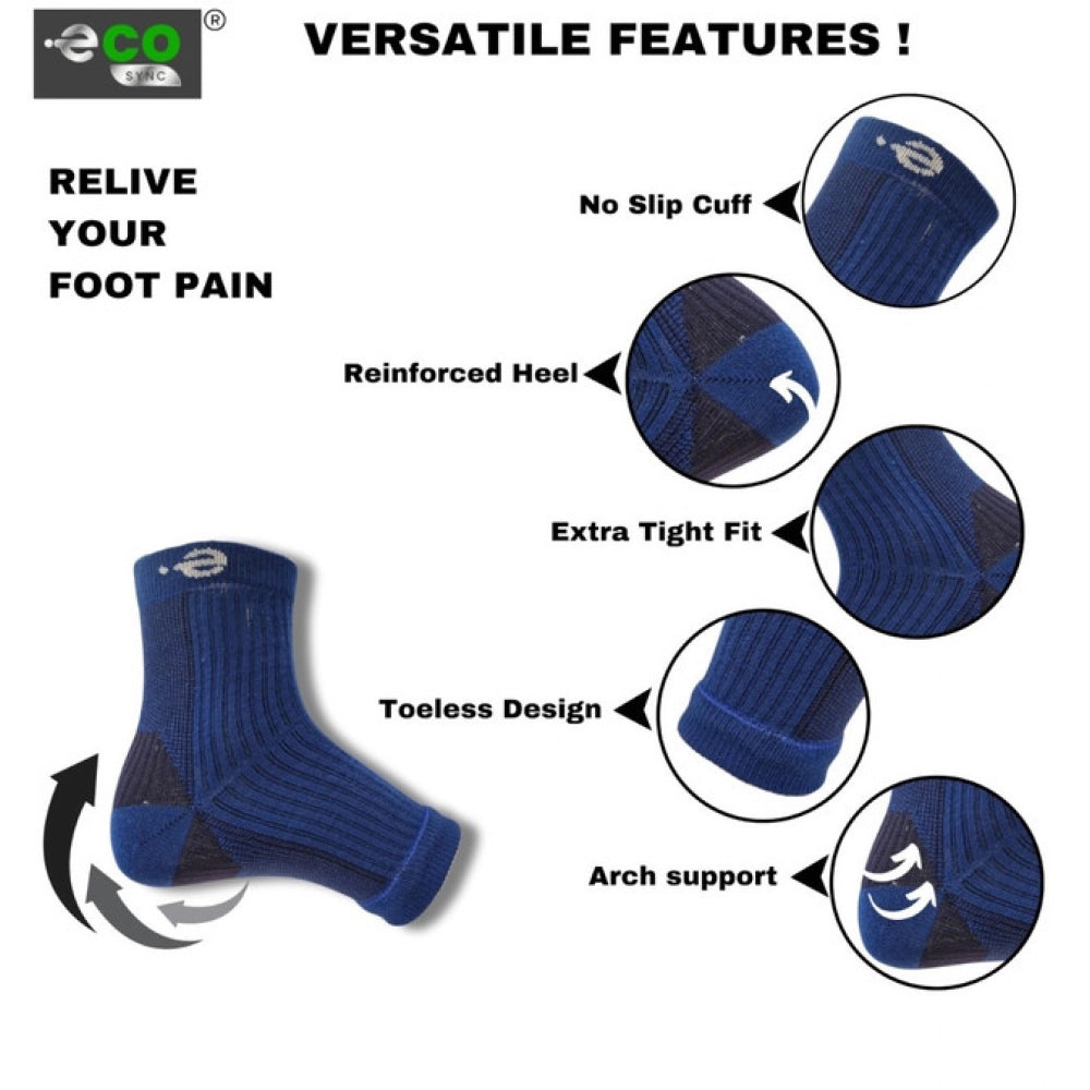 Generic 3_Pair Set Unisex Casual Cotton Printed Ankle Length Support Socks (Multicolor)