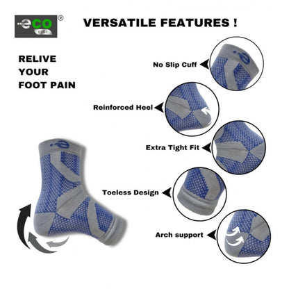 Generic 3_Pair Set Unisex Casual Cotton Printed Ankle Length Support Socks (Multicolor)