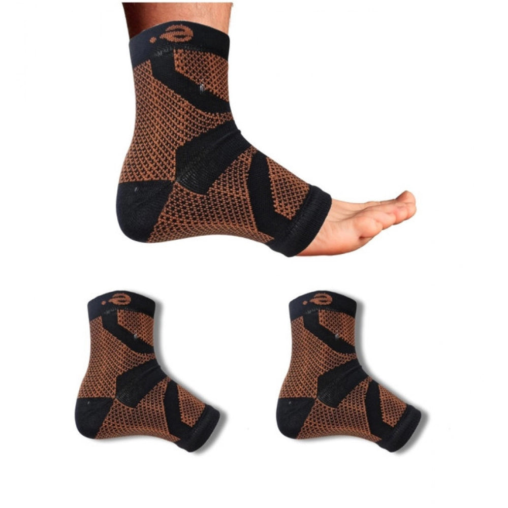 Generic 3_Pair Set Unisex Casual Cotton Printed Ankle Length Support Socks (Multicolor)