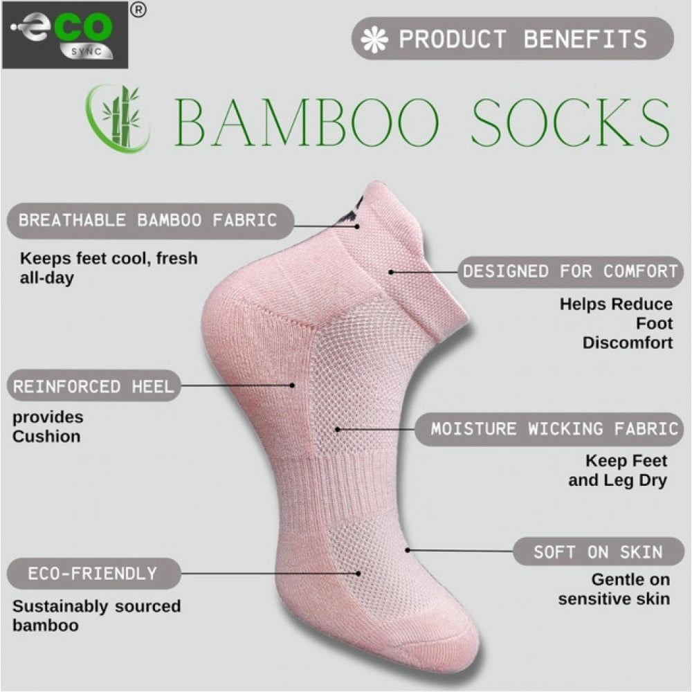 Generic 4_Pair Set Unisex Casual Cotton Printed Ankle Length Socks (Multicolor)