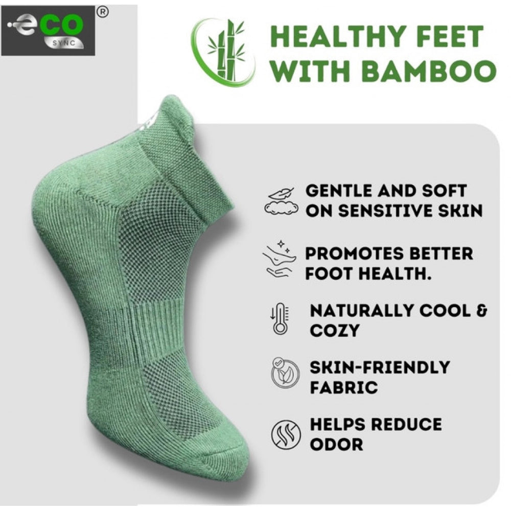 Generic 4_Pair Set Unisex Casual Cotton Printed Ankle Length Socks (Multicolor)