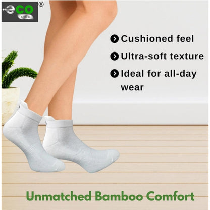 Generic 4_Pair Set Unisex Casual Cotton Printed Ankle Length Socks (Multicolor)