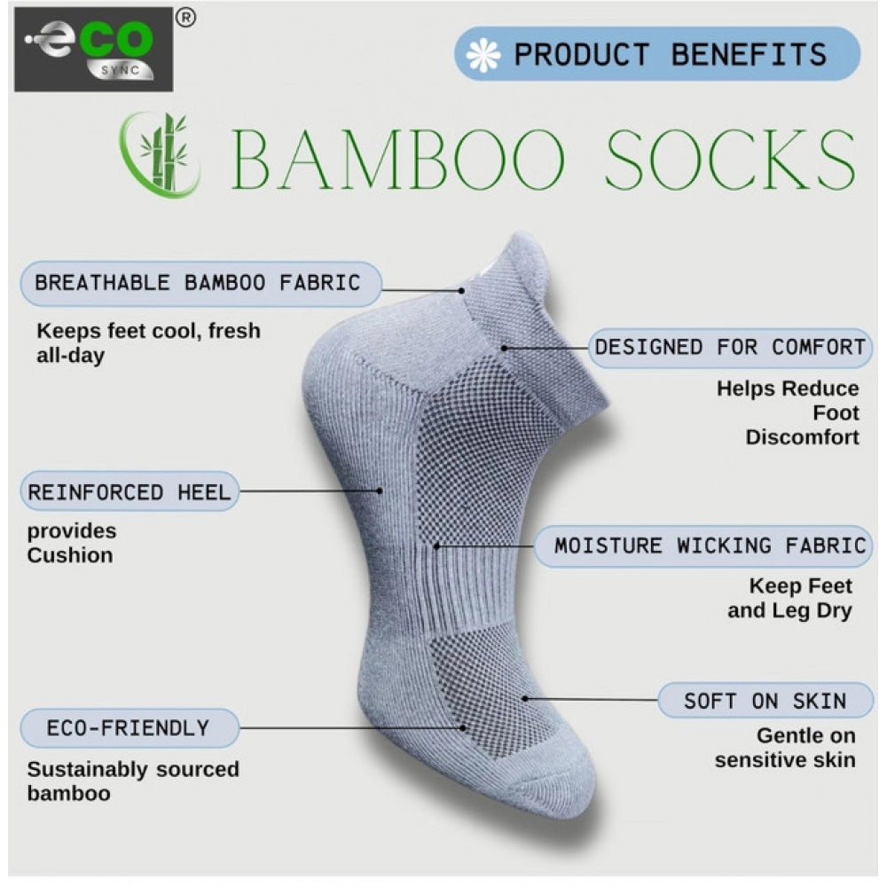 Generic 4_Pair Set Unisex Casual Cotton Printed Ankle Length Socks (Multicolor)