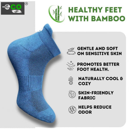 Generic 4_Pair Set Unisex Casual Cotton Printed Ankle Length Socks (Multicolor)