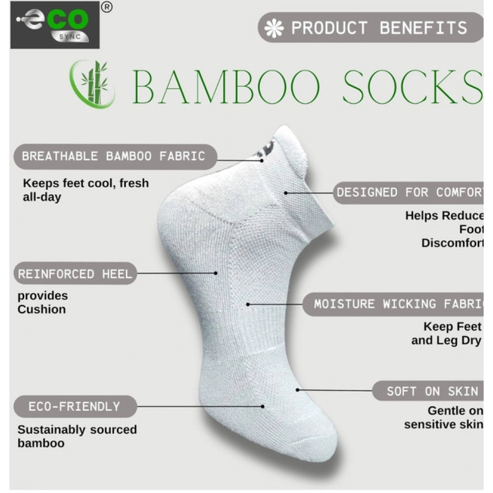 Generic 4_Pair Set Unisex Casual Cotton Printed Ankle Length Socks (Multicolor)