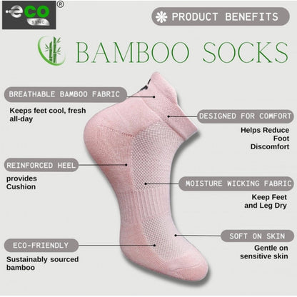 Generic 4_Pair Set Unisex Casual Cotton Printed Ankle Length Socks (Multicolor)