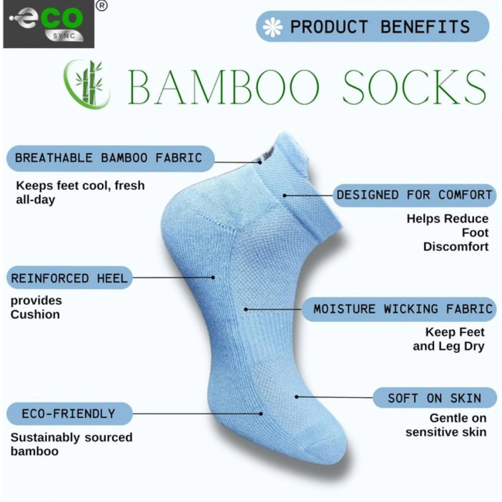 Generic 4_Pair Set Unisex Casual Cotton Printed Ankle Length Socks (Multicolor)