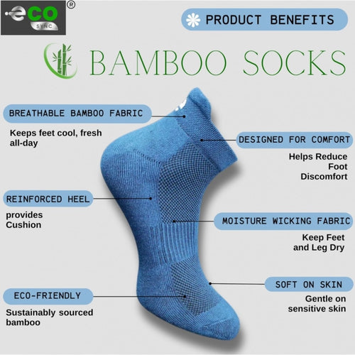 Generic 4_Pair Set Unisex Casual Cotton Printed Ankle Length Socks (Multicolor)
