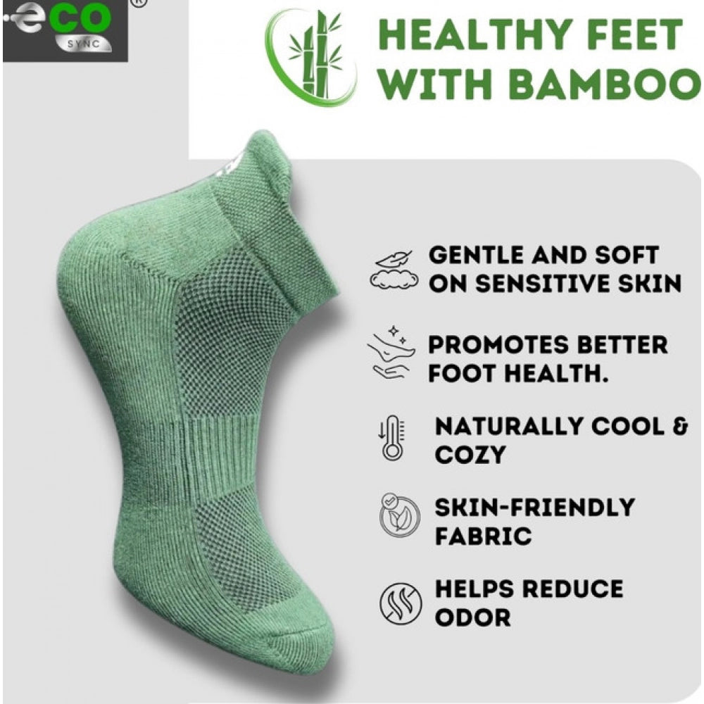 Generic 4_Pair Set Unisex Casual Cotton Printed Ankle Length Socks (Multicolor)