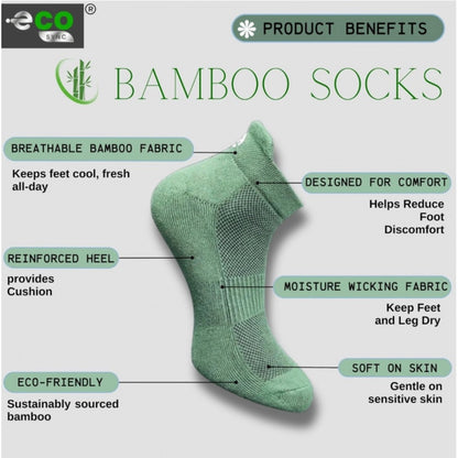 Generic 4_Pair Set Unisex Casual Cotton Printed Ankle Length Socks (Multicolor)