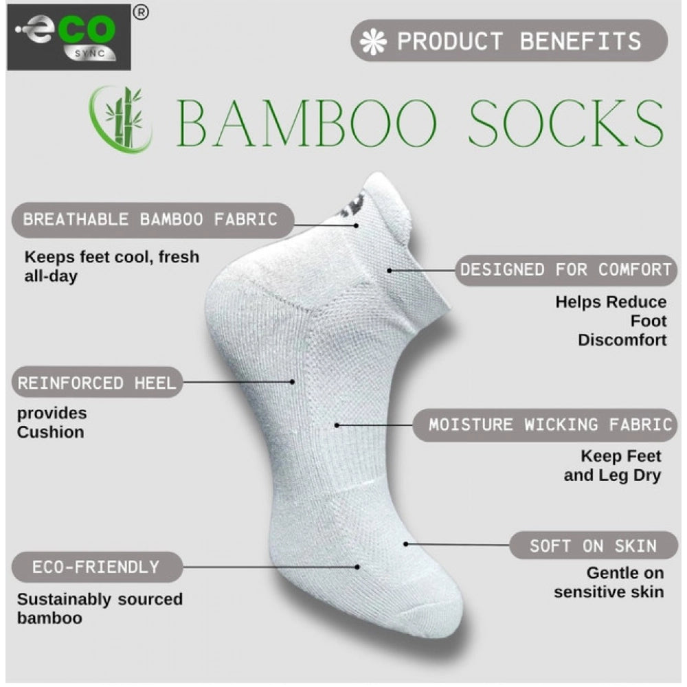 Generic 4_Pair Set Unisex Casual Cotton Printed Ankle Length Socks (Multicolor)