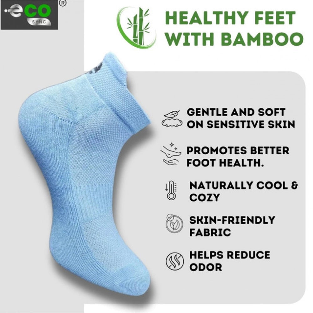 Generic 4_Pair Set Unisex Casual Cotton Printed Ankle Length Socks (Multicolor)