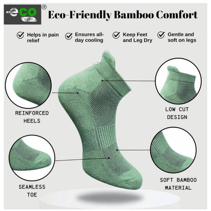 Generic 4_Pair Set Unisex Casual Cotton Printed Ankle Length Socks (Multicolor)