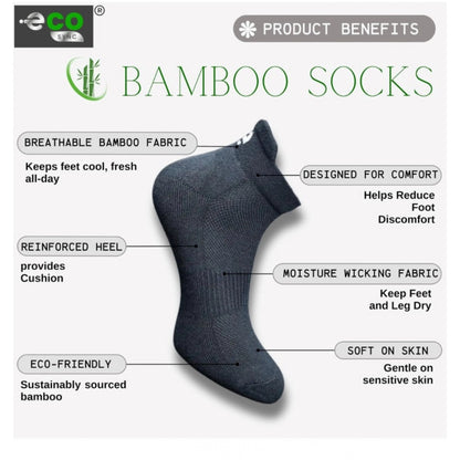 Generic 4_Pair Set Unisex Casual Cotton Printed Ankle Length Socks (Multicolor)