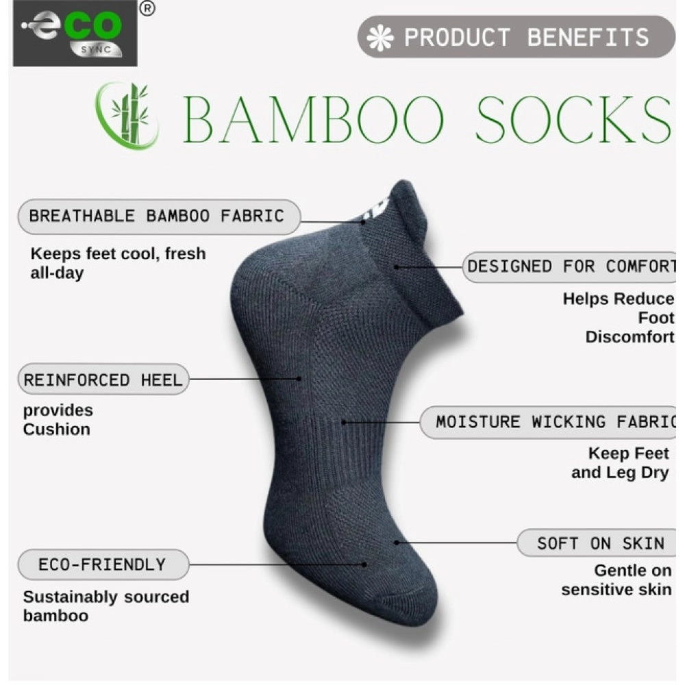 Generic 4_Pair Set Unisex Casual Cotton Printed Ankle Length Socks (Multicolor)