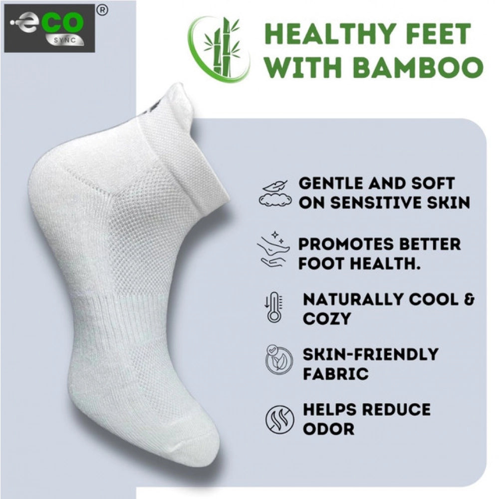 Generic 4_Pair Set Unisex Casual Cotton Printed Ankle Length Socks (Multicolor)