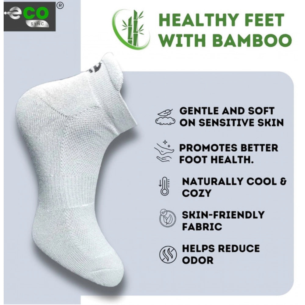 Generic 4_Pair Set Unisex Casual Cotton Printed Ankle Length Socks (Multicolor)