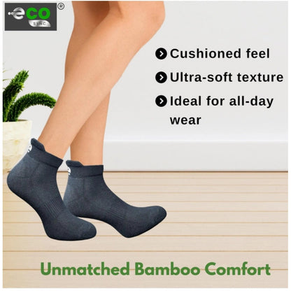 Generic 4_Pair Set Unisex Casual Cotton Printed Ankle Length Socks (Multicolor)