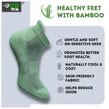 Generic 4_Pair Set Unisex Casual Cotton Printed Ankle Length Socks (Multicolor)