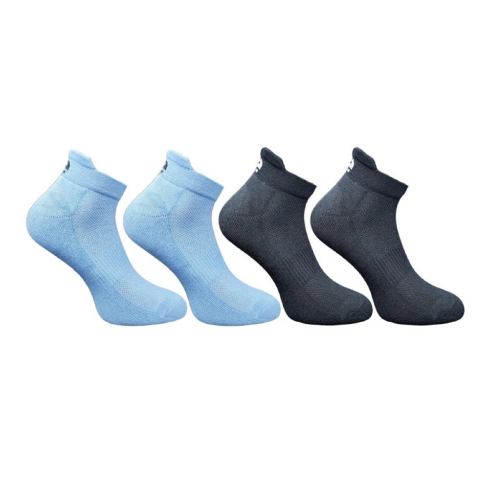Generic 4_Pair Set Unisex Casual Cotton Printed Ankle Length Socks (Multicolor)