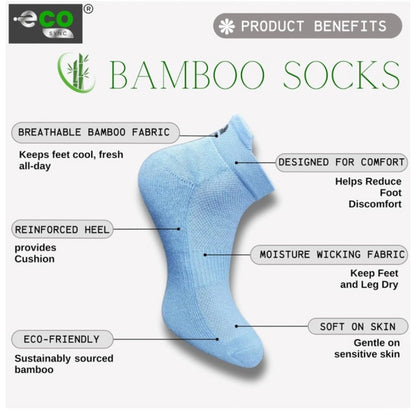 Generic 4_Pair Set Unisex Casual Cotton Printed Ankle Length Socks (Multicolor)