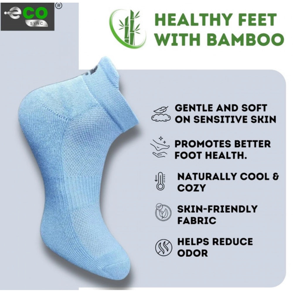 Generic 4_Pair Set Unisex Casual Cotton Printed Ankle Length Socks (Multicolor)