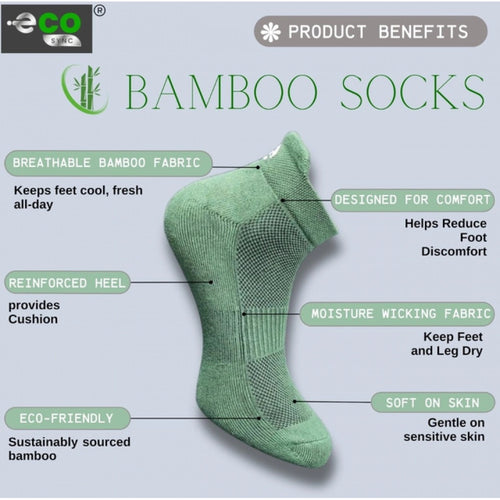 Generic 4_Pair Set Unisex Casual Cotton Printed Ankle Length Socks (Multicolor)