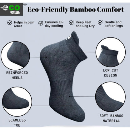 Generic 4_Pair Set Unisex Casual Cotton Printed Ankle Length Socks (Multicolor)