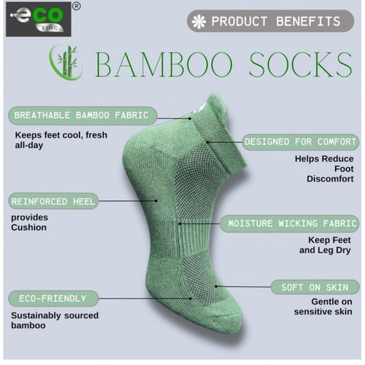 Generic 4_Pair Set Unisex Casual Cotton Printed Ankle Length Socks (Multicolor)