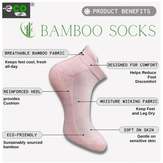 Generic 4_Pair Set Unisex Casual Cotton Printed Ankle Length Socks (Multicolor)